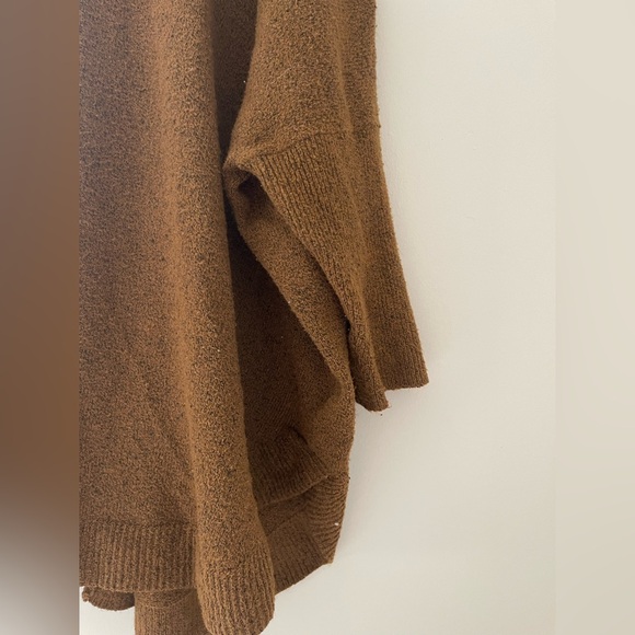 Time and Tru Brown Cowl Neck Sweater - Picture 2 of 7